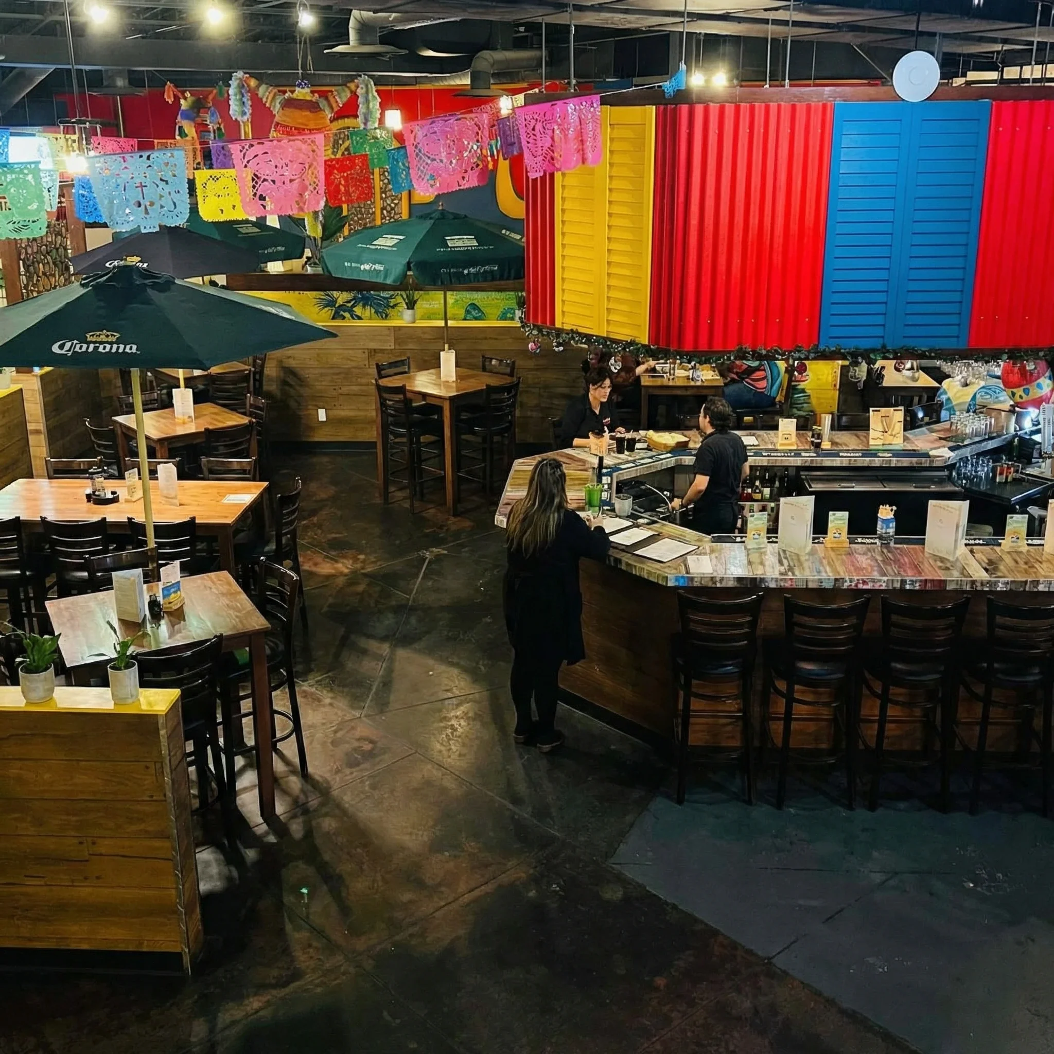 Interior of Maison Croissant & Bowls bakery café on St Anne's Road in St. Vital, Winnipeg